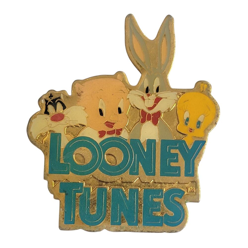 VTG 90s Looney Tunes Magnet Bugs Bunny Sylvester Tweety Bird‎ Porky Pig Metal